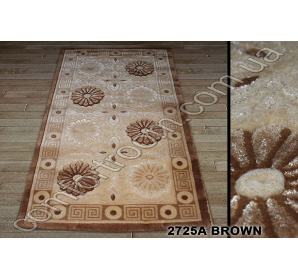 Ковер Hadise 2725a brown - Фото 1